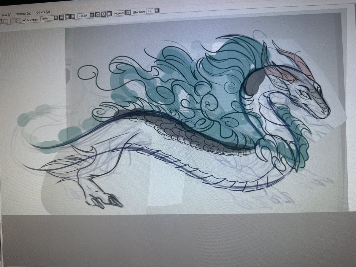 It looks as if I deserted this account, but I haven’t.  I pop in from time to time, but I’m more active on the reborn movie studio site, 💙sky.

Here’s a wip of a noodle dragon design I’m helping out with.
#dragon #wip