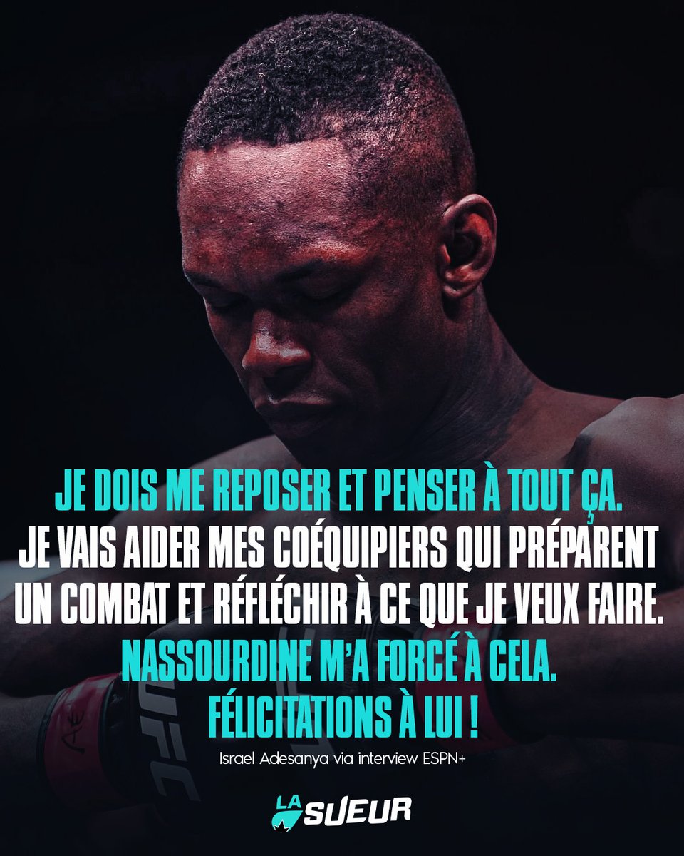 LaSueur_off's tweet photo. Quel avenir pour la carrière du légendaire Israel Adesanya 🇳🇬 ? 🤔

#UFCSaudiArabia https://t.co/5D09T1J6Fo