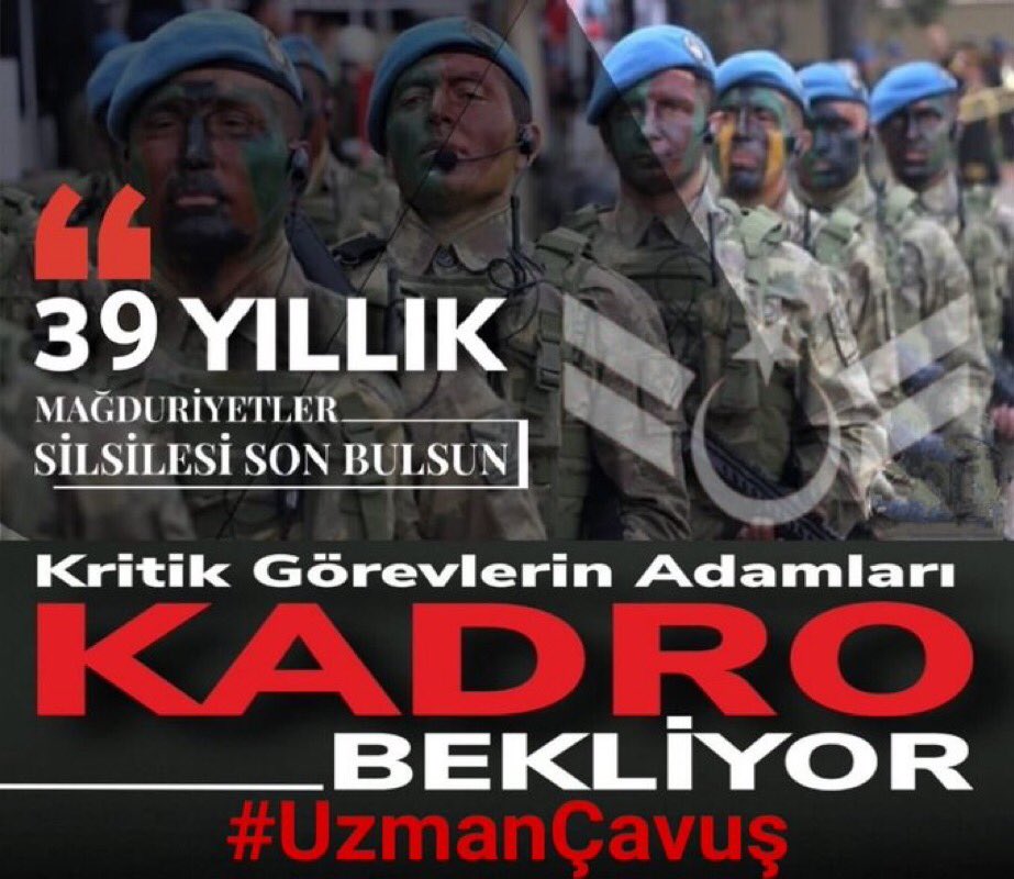 <a href="/alitilkici38/">Ali Tilkici 🇹🇷</a> Kahraman #UzmanÇavuş’lar 39 yıldır özlük haklarındaki mağduriyetlerin giderilmesini bekliyor.
<a href="/alitilkici38/">Ali Tilkici 🇹🇷</a>