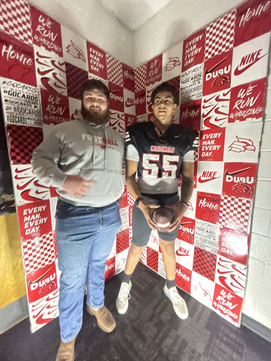 Julian Ferrari (@julianferrariol) on Twitter photo Thanks to <a href="/Coach_JEmerich/">Jason Emerich</a> and <a href="/WheelingU_FB/">Wheeling U Football</a> for having me on Campus today.
Go Cardinals !! Thanks to <a href="/Coach_JEmerich/">Jason Emerich</a> and <a href="/WheelingU_FB/">Wheeling U Football</a> for having me on Campus today.
Go Cardinals !!
