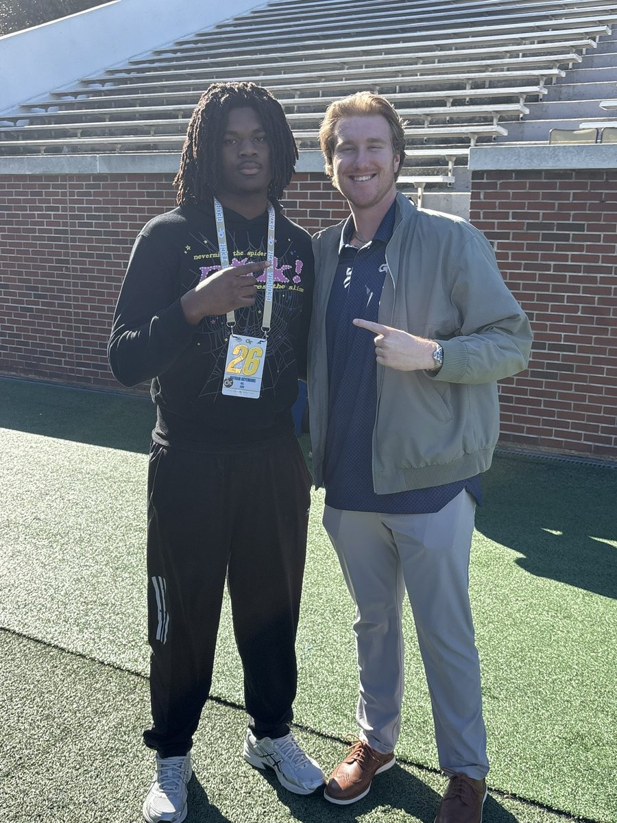 Nathan Agyemang (@nathanagyemang1) on Twitter photo Thank you to my teammates, coaches, and family for helping me earn an offer from The Georgia Institute of Technology!
<a href="/CoachBrentKeyGT/">Coach Brent Key</a> <a href="/CoachBrock50/">Nathan Brock</a> Thank you to my teammates, coaches, and family for helping me earn an offer from The Georgia Institute of Technology!
<a href="/CoachBrentKeyGT/">Coach Brent Key</a> <a href="/CoachBrock50/">Nathan Brock</a>