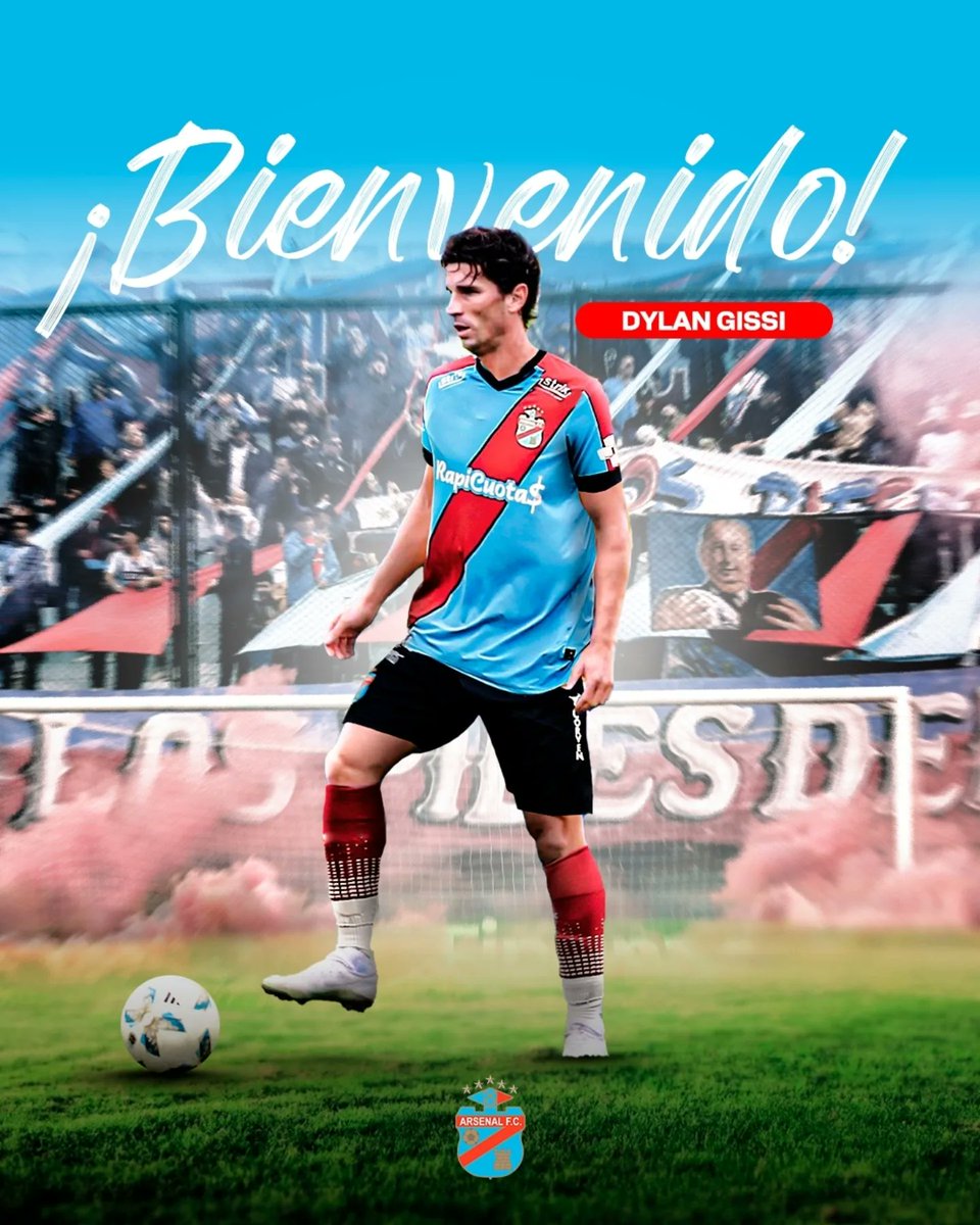ArsenalOficial's tweet photo. ✍🏻 ¡Bienvenido, Dylan Gissi! 

El defensor llega libre de Atlanta y firmó un contrato que lo vincula con el Club hasta diciembre de 2025. 

¡Vamos por todo, Dylan! 🇨🇩❤️

#ArsenalEsSarandi https://t.co/WYbpVoY54H