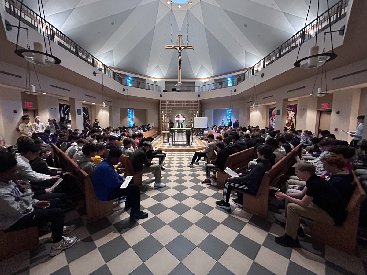 The Class of 2029 Welcome Party was amazing today! My favorite moment was our Prayer Service, where these young men came together to say the Pledge to My Brother for the first time. It was truly special. From what I hear, our parents had an incredible Prayer Service as well!