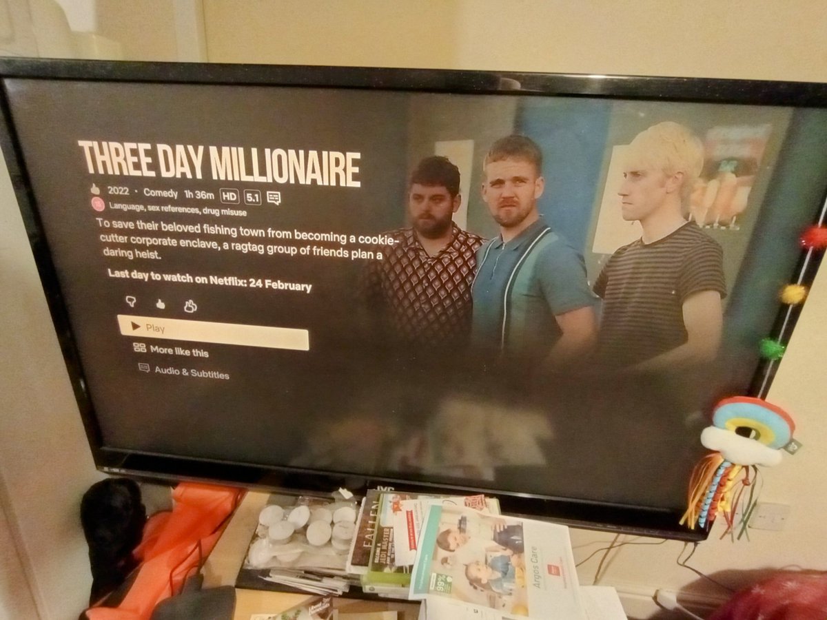 Jason Neilson (@jaseinclee) on Twitter photo Oh no!! <a href="/ThreeDayFilm/">Three Day Millionaire - The Film</a> is leaving <a href="/NetflixUK/">Netflix UK & Ireland</a> on February 24th. A fun local film I had the pleasure of being an extra in <a href="/JackSpringFilm/">Jack Spring</a> @ShushFilmsUK It's been on Netflix a few years. Good job I bought it ages ago ๐ Oh no!! <a href="/ThreeDayFilm/">Three Day Millionaire - The Film</a> is leaving <a href="/NetflixUK/">Netflix UK & Ireland</a> on February 24th. A fun local film I had the pleasure of being an extra in <a href="/JackSpringFilm/">Jack Spring</a> @ShushFilmsUK It's been on Netflix a few years. Good job I bought it ages ago ๐
