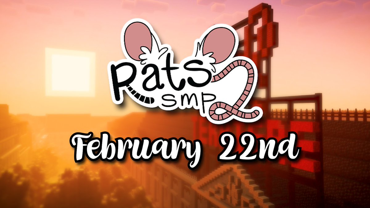 All good things must come to an end... Even our SECOND dive into the world of Rats!

The #RatsSMP is set to end on February 22nd.

Thank you so much for watching ❤️

❗️BUT❗️
(1/3)