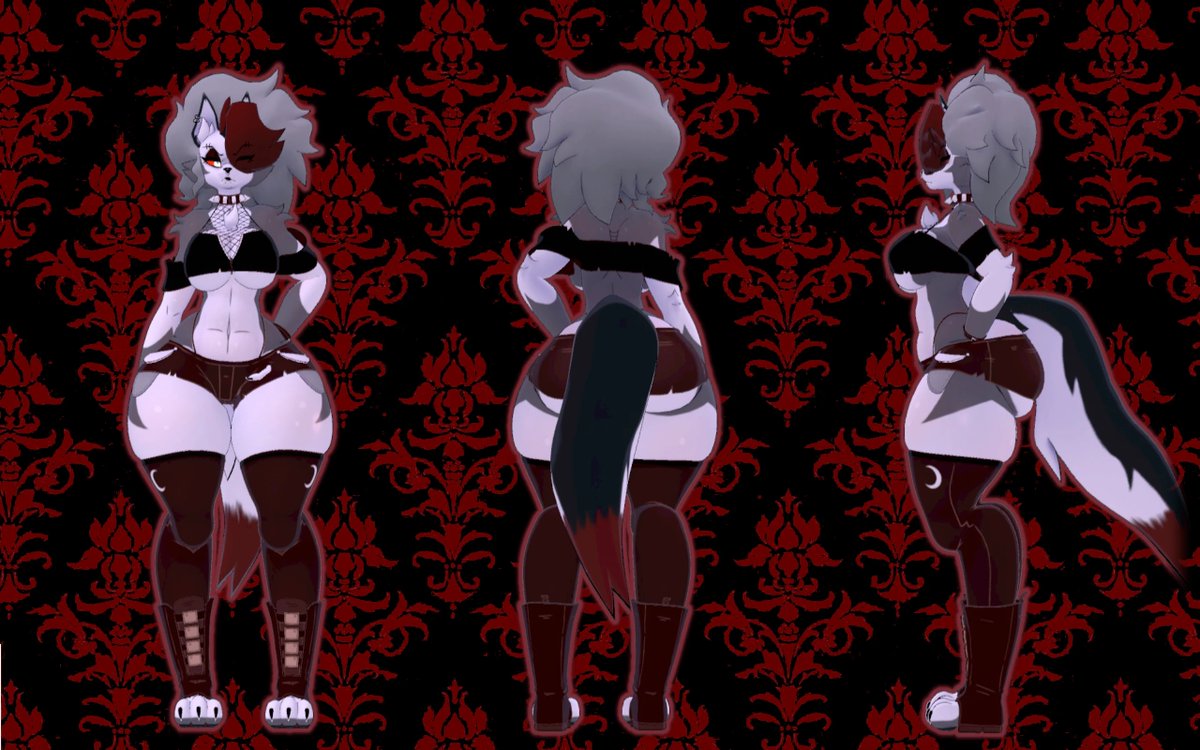 A small W.I.P. retexture being worked on of <a href="/CryptiaCurves/">🔞Cryptia🔞</a> Loona