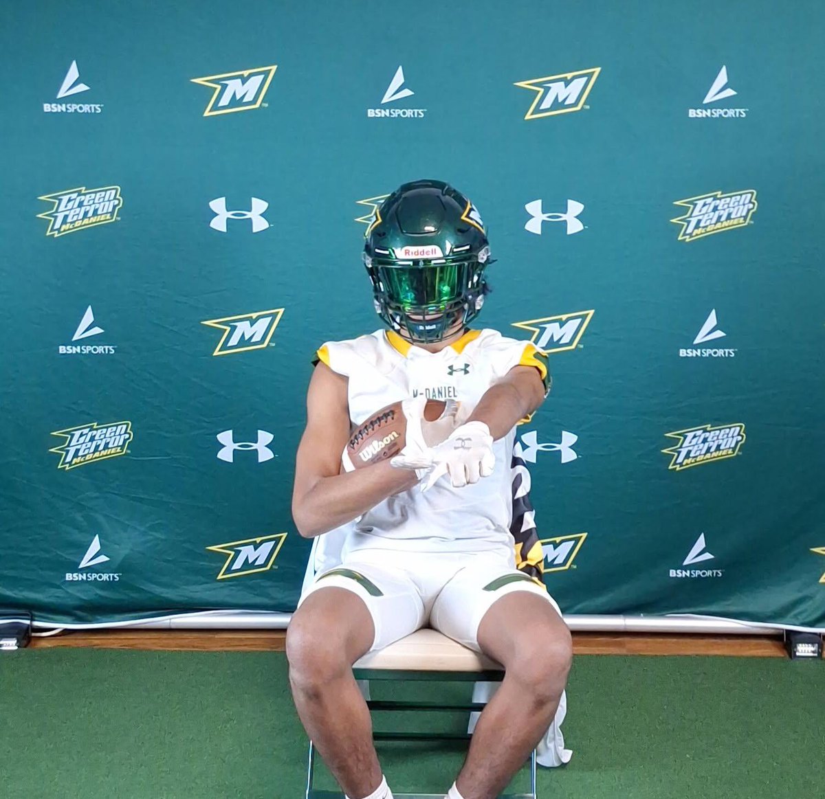Thank you <a href="/CPiercy4/">Coach Dale Piercy</a> for bringing me this on this great visit, I am blessed to receive an offer from McDaniel College!