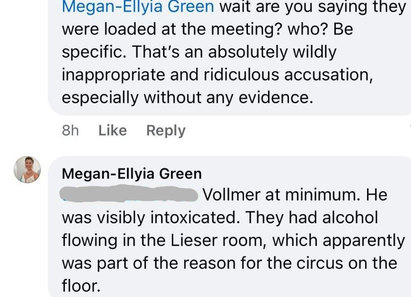 andybankertv's tweet photo. #breakingnews StL Aldermanic Pres, Megan Green, sends 'apology' to Ald. Joe Vollmer, after saying on FB that Vollmer was drunk at FRI Board mtg, which Green ended abruptly as Rams/NFL deal fell apart @FOX2now - Vollmer denies Green allegation, may take legal action for defamation https://t.co/5gbiu0o47Q