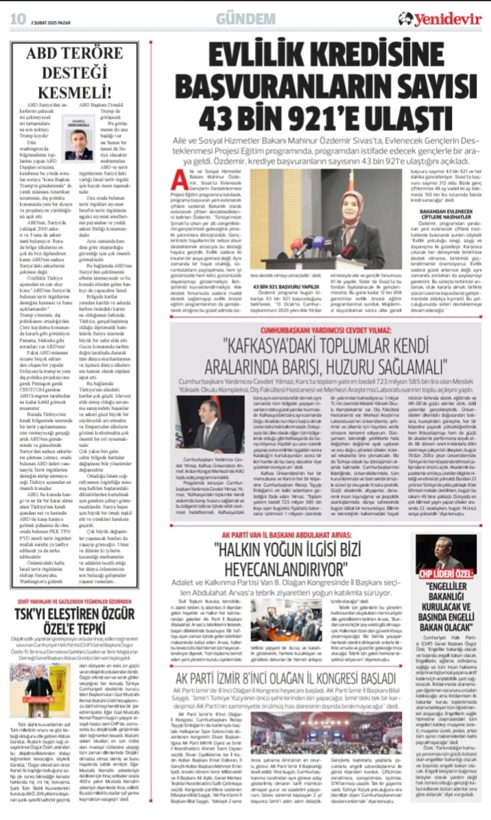 Gazetemizin bugünkü baskısı.
Hayırlı pazarlar...
#SonDakika #Hamas #TRUMP