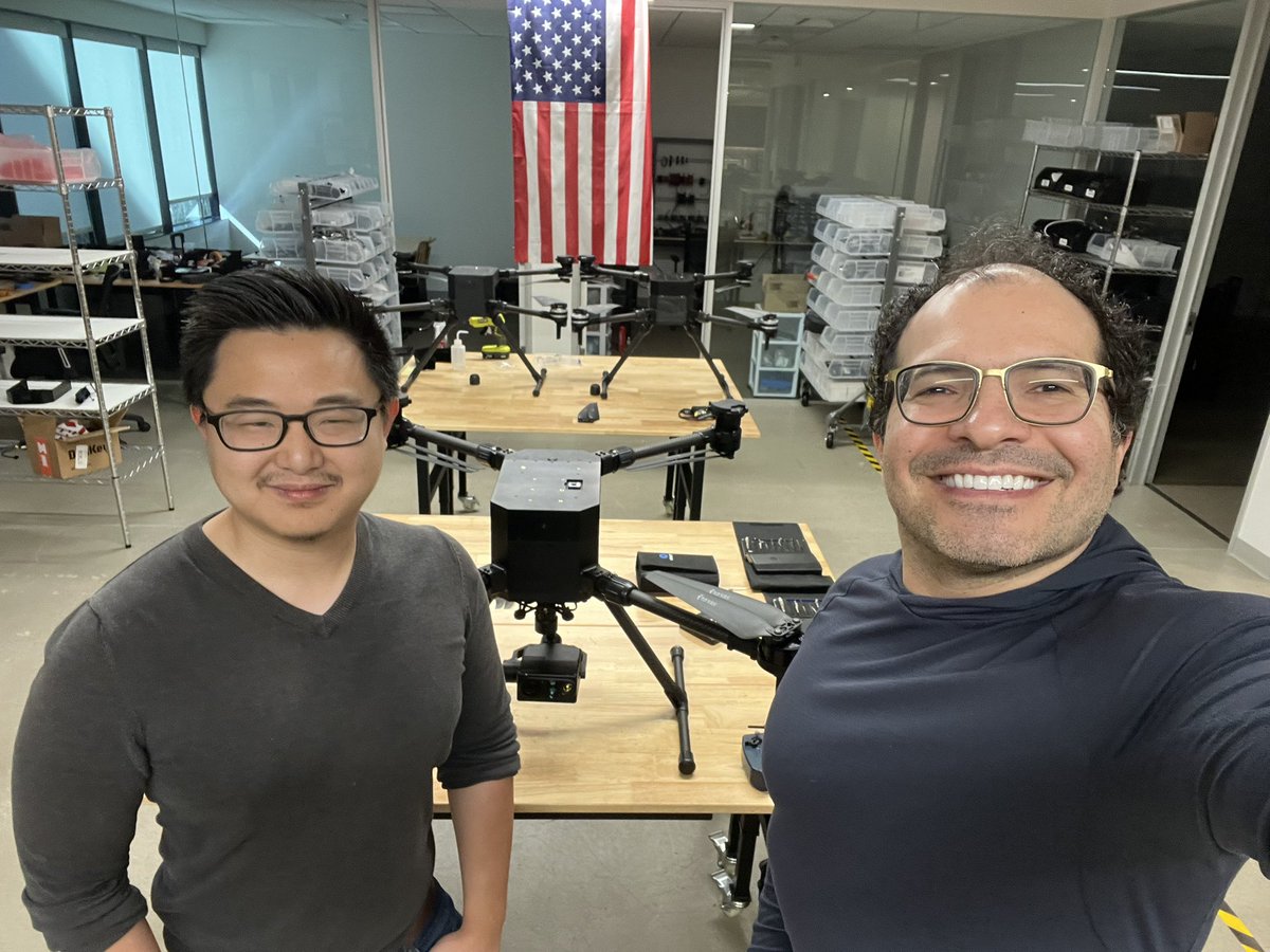Ali Partovi (@apartovi) on Twitter photo I loved meeting <a href="/FlybyRobotics/">Flyby Robotics</a> CEO Jason Lu (<a href="/JHL_Express/">Jason H. Lu 🇺🇸</a>).
Thank you for taking me out for a Saturday morning drone flight! I loved meeting <a href="/FlybyRobotics/">Flyby Robotics</a> CEO Jason Lu (<a href="/JHL_Express/">Jason H. Lu 🇺🇸</a>).
Thank you for taking me out for a Saturday morning drone flight!