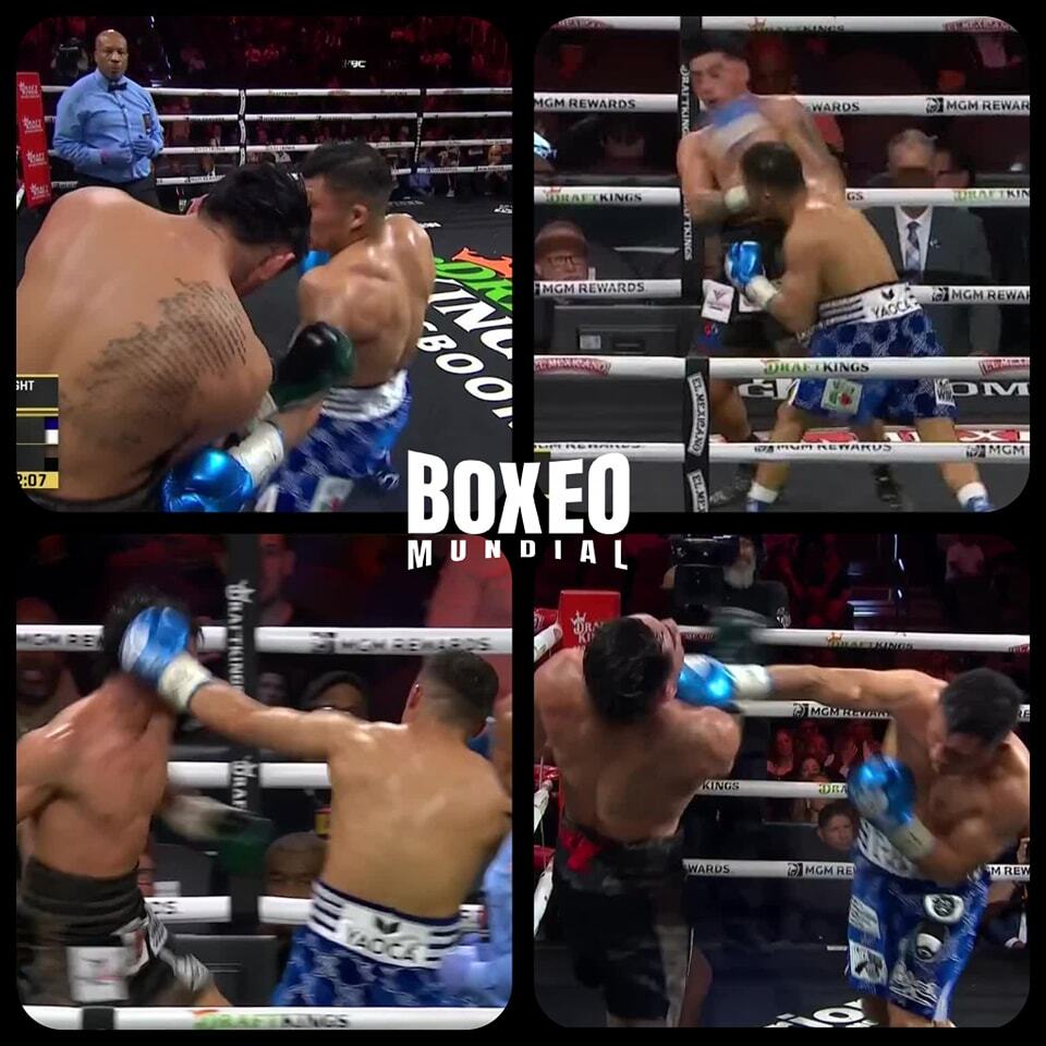 BoxeoMundial's tweet photo. ¡CANDIDATA A PELEA DEL AÑO! 📢 📣 🗣️

La guerra que nos están regalando Isaac 'Pitbull' Cruz 🇲🇽 y Ángel Fierro 🇲🇽 es simplemente ÉPICA Y ÚNICA 🔥 🔥 🔥

Todavía no termina el combate 👀 😲 🥊

#Boxeo #Boxing #IsaacCruz #PitbullCruz #AngelFierro #CruzFierro #BenavidezMorrell https://t.co/Ra4xkIf60X