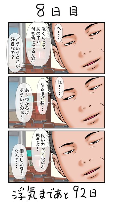 100日後に浮気する彼女  
8日目🙂
きな臭くなって参りました 