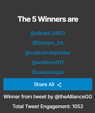 Alliance tweet media