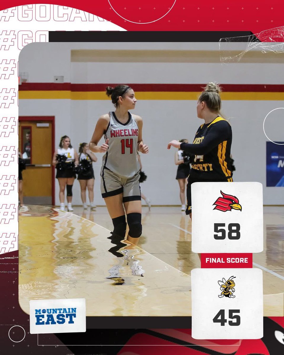 The final is in as we take down West Virginia State 58-45! Emi Lacosta lead the way with 15pts, while Kristel Rattasepp added 13pts and Rachel Wilson poured in 12pts and added 9rbs. Kenzie Dalton lead the team in charges taken and shared the ball with 7asts and 5stls #GoCards