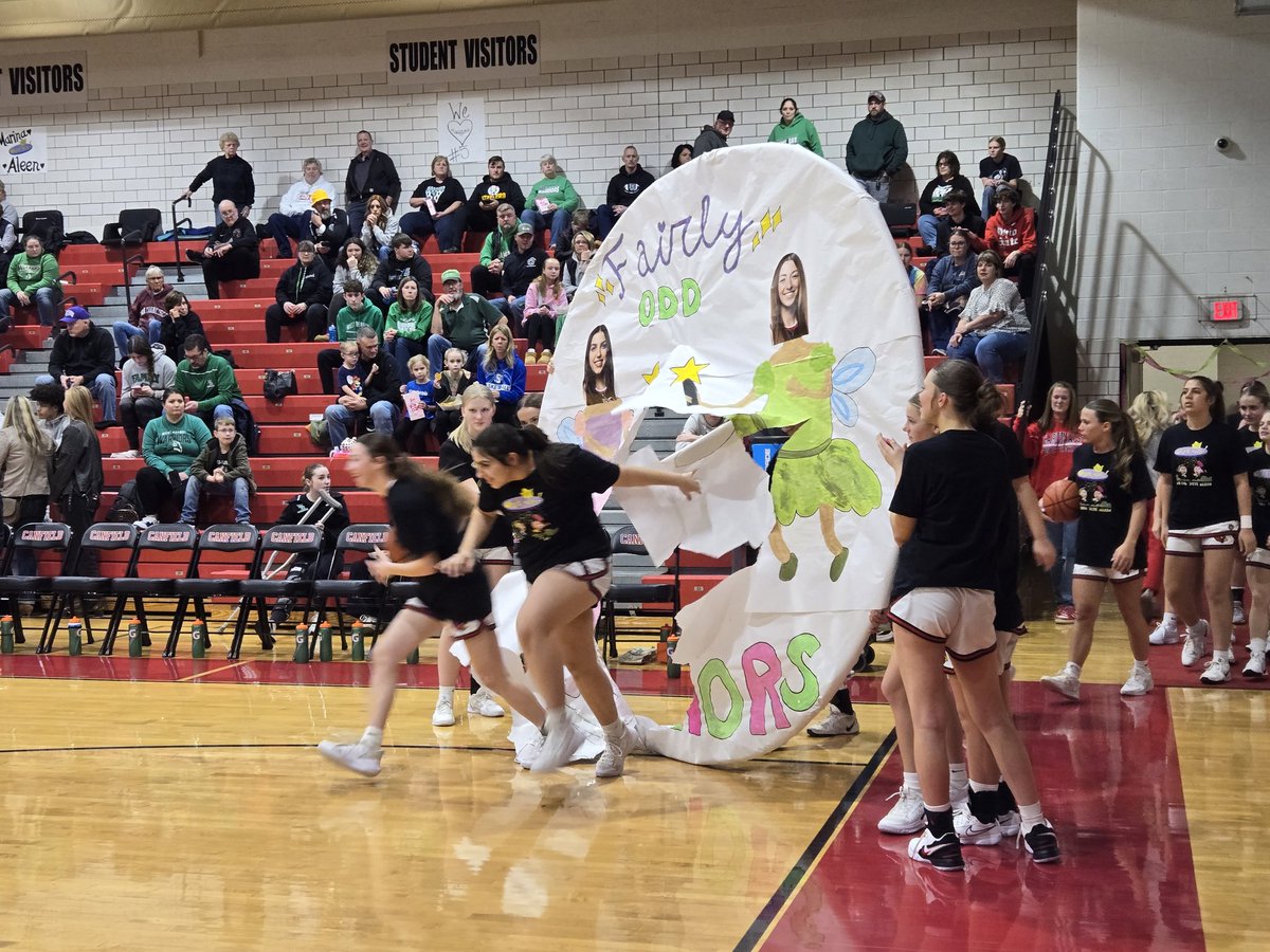 Congratulations to our girls basketball players and family members honored on Senior Night.