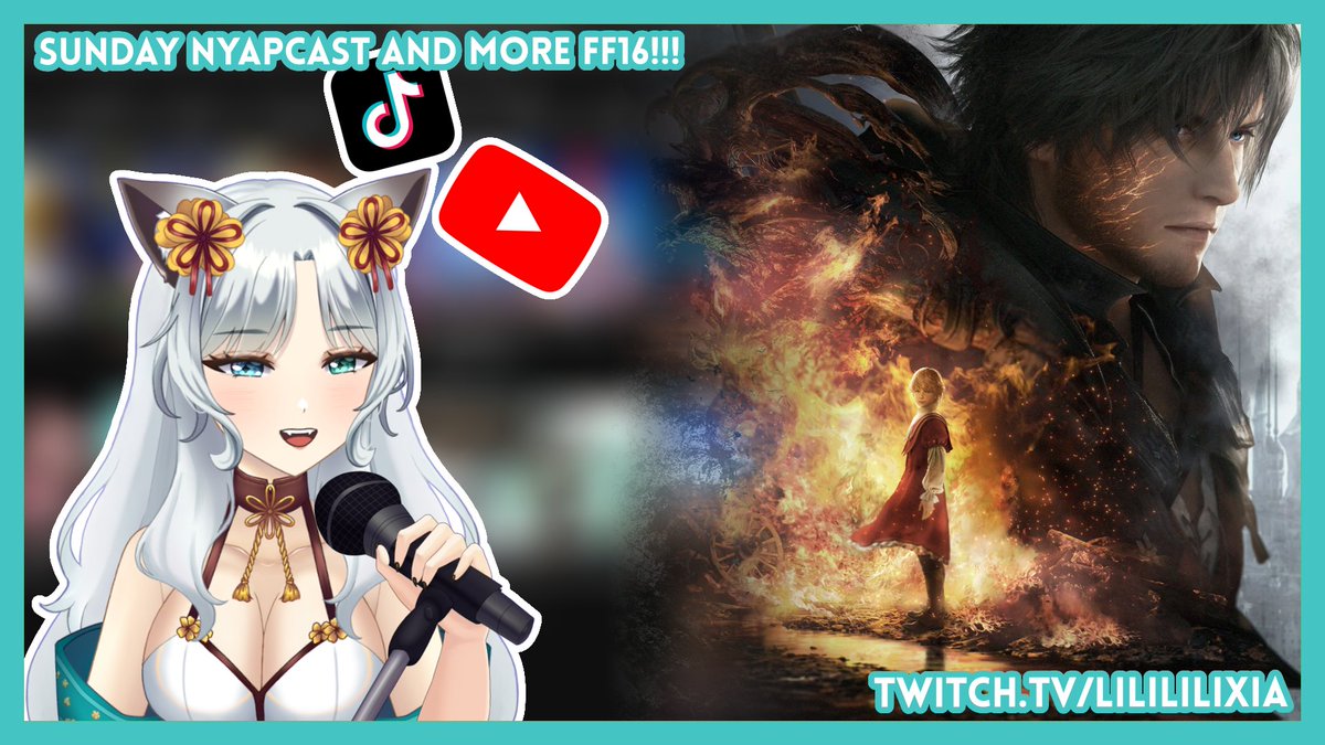 lili_lixia's tweet photo. Nyapcat Ep 5! What clips you got prepared today?! -> Final Fantasy 16 GRINDS
twitch . tv / lilililixia
#ENVtubers #PHVtuber #VTuberUprising #VTuber #LiveMeow https://t.co/mzyz2vDsxg