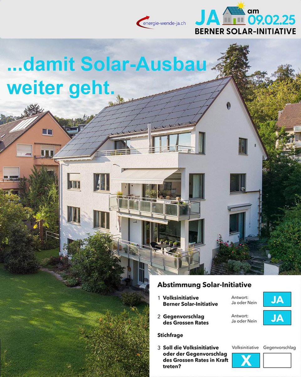 Ruedi Meier, Präsident energie-wende-ja (Dr. oec. publ./Raumplaner, ETH-Z)
Referat: Bedeutung und zweckmässige Umsetzung Berner Solar-Initiative für den Kanton Bern
Link zum Referat. Anhören 26 Minuten. 
youtu.be/RxzYS-awCRQ