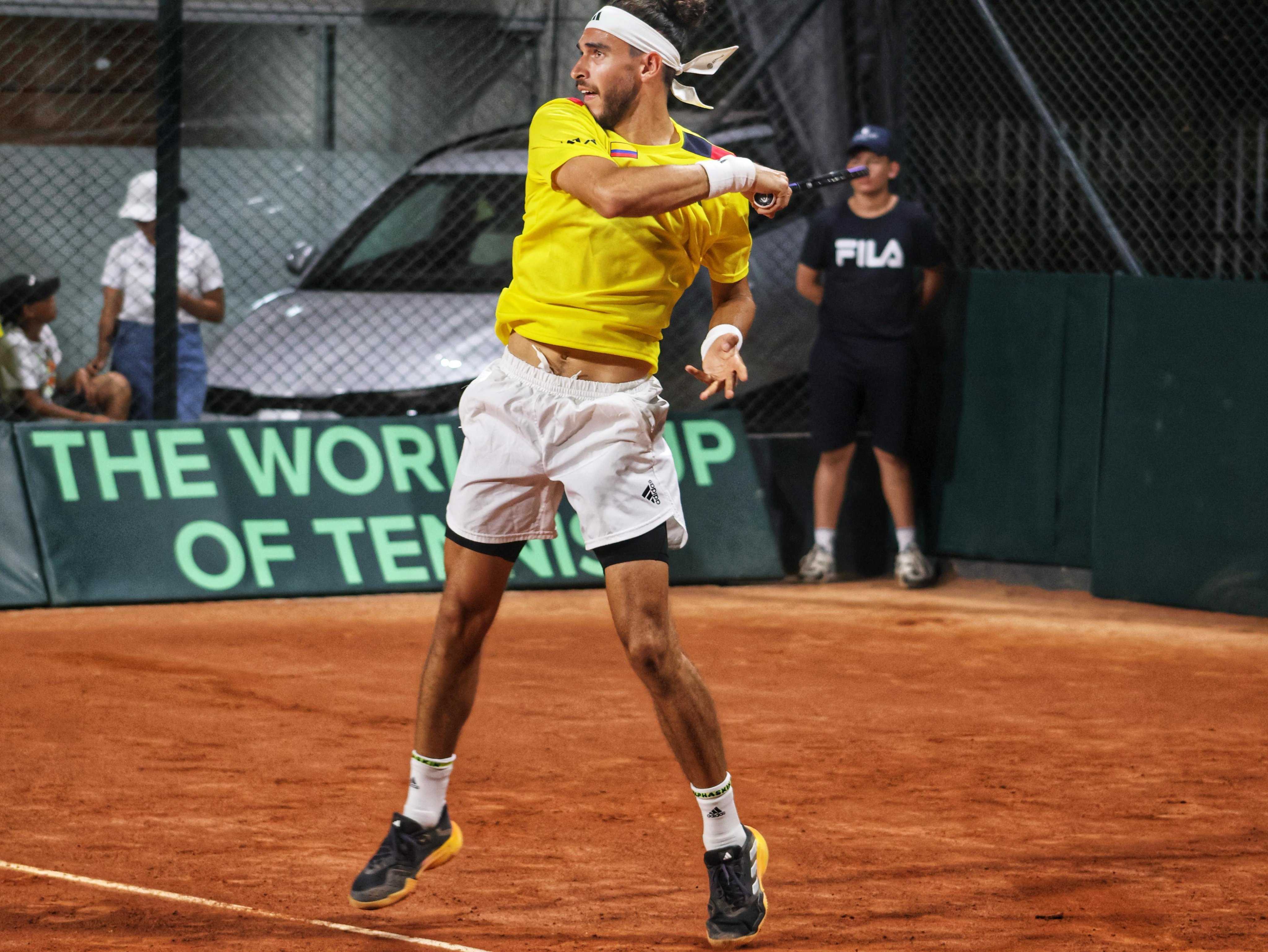 Adrià Soriano se viste de héroe para Colombia en Copa Davis