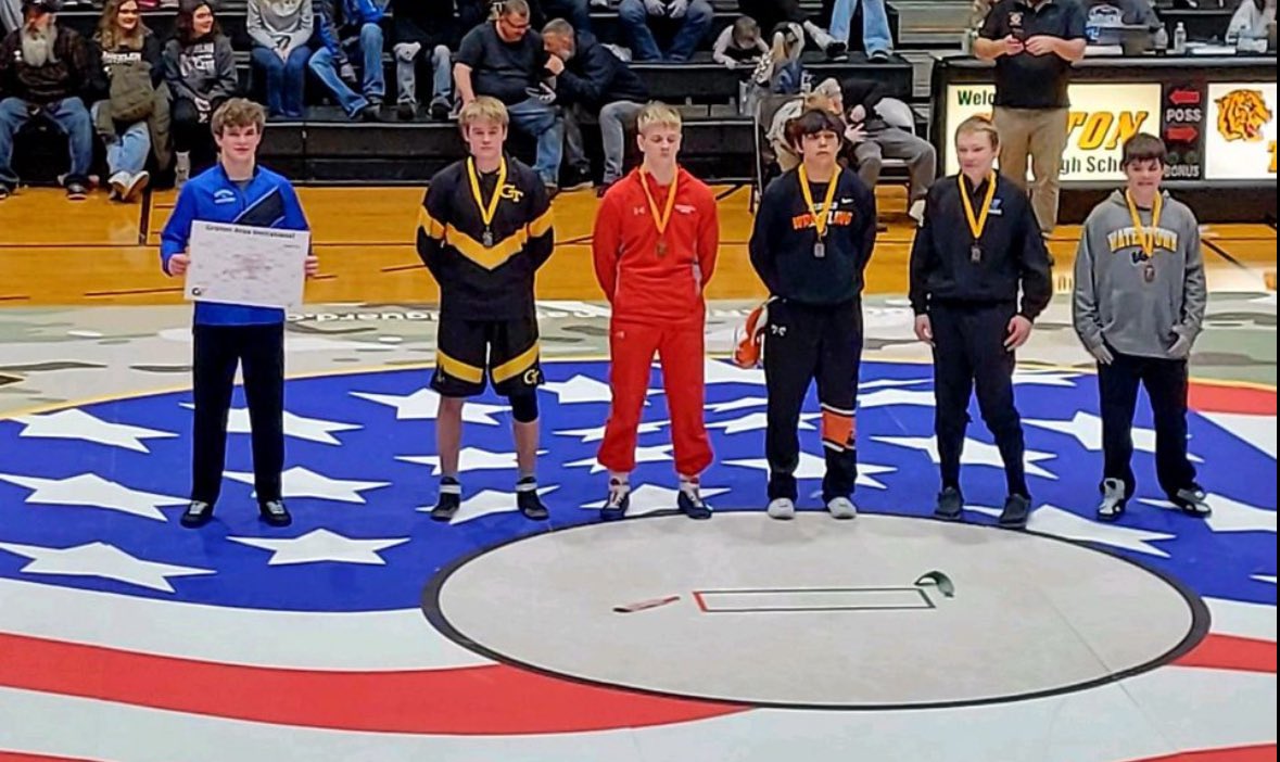 O’Gorman JV Wrestling went to the Groton tournament today.  Coming home with a champion at 165!

Way to go Gavin Boyle!