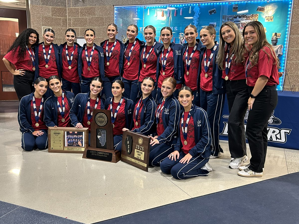 Your Lancettes have safely delivered State Championship 🏆 #4 to Lake Park! Thanks to these incredible student-athletes, coaches, and amazing families! Lancer Pride 💙 #WeAreLakePark #StateTeam13