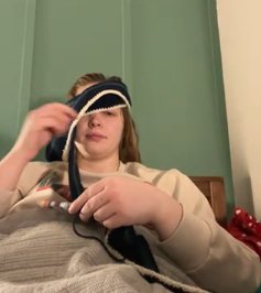 My future wife/mother of my children taught herself to crochet in one night and is already completely brilliant. 

Constantly amazed