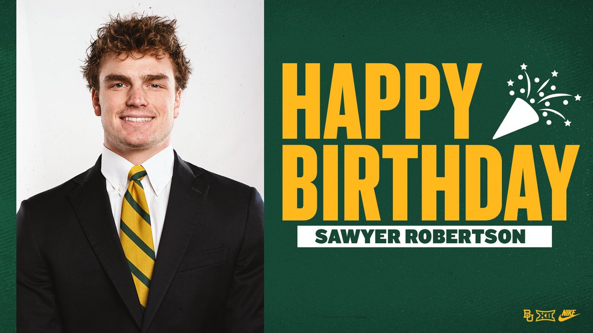 Happy Birthday, <a href="/SawRobertson12/">Sawyer Robertson ⚡️</a>!

#SicEm