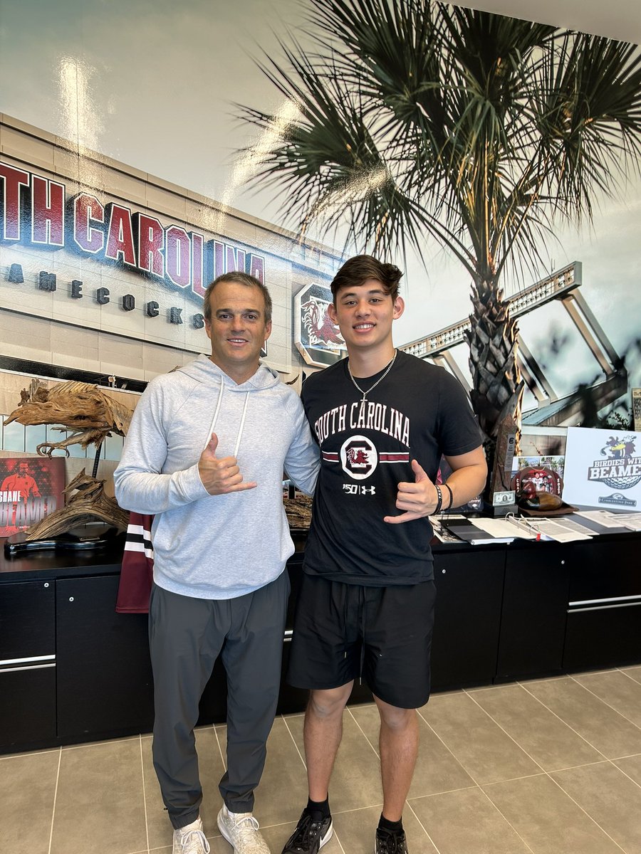 Trent Seaborn 2027 QB (@trentseaborn) on Twitter photo Having a great time in Columbia <a href="/GamecockFB/">South Carolina Football</a> ! Excited to watch <a href="/GamecockMBB/">South Carolina Men's Basketball</a> game tonight! π€π½ π
<a href="/CoachSBeamer/">Shane Beamer</a> <a href="/DarrenUscher/">Darren Uscher</a> <a href="/ToddHaynie/">Todd Haynie</a> <a href="/DavisKoetter/">Davis Koetter</a> <a href="/GCockRecruiting/">Gamecock Recruiting</a> Having a great time in Columbia <a href="/GamecockFB/">South Carolina Football</a> ! Excited to watch <a href="/GamecockMBB/">South Carolina Men's Basketball</a> game tonight! π€π½ π
<a href="/CoachSBeamer/">Shane Beamer</a> <a href="/DarrenUscher/">Darren Uscher</a> <a href="/ToddHaynie/">Todd Haynie</a> <a href="/DavisKoetter/">Davis Koetter</a> <a href="/GCockRecruiting/">Gamecock Recruiting</a>