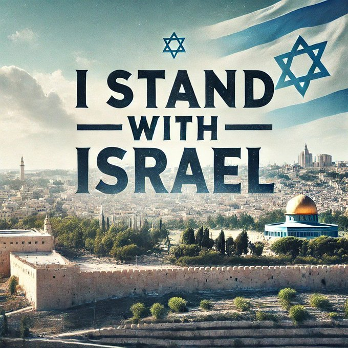 VividProwess's tweet photo. What does standing with Israel mean?

Standing with Israel is God's will. 
Standing with Israel is on the right side of history. Standing with Israel means you have morals. 
Standing with Israel is the right choice to make.

God bless anyone who stands with Israel. https://t.co/2P9oZQX4rl