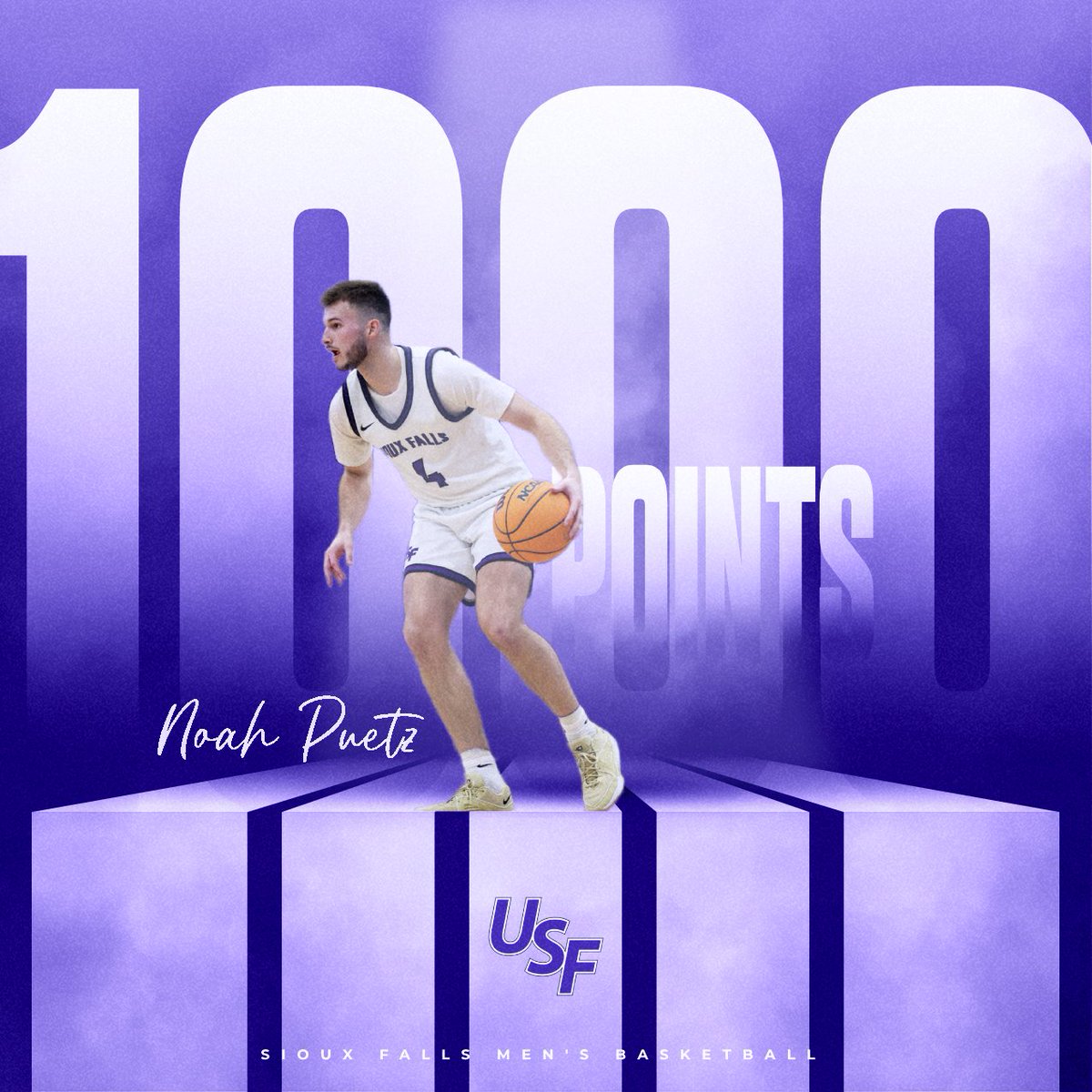 USFCougarsMBB's tweet photo. 1⃣0⃣0⃣0⃣

With that last bucket, @uncno4 has officially joined the 1,000-point club! Congratulations, Noah! 🎉👏

#CooFam | #BleedPurp https://t.co/7m5RHLOCGt
