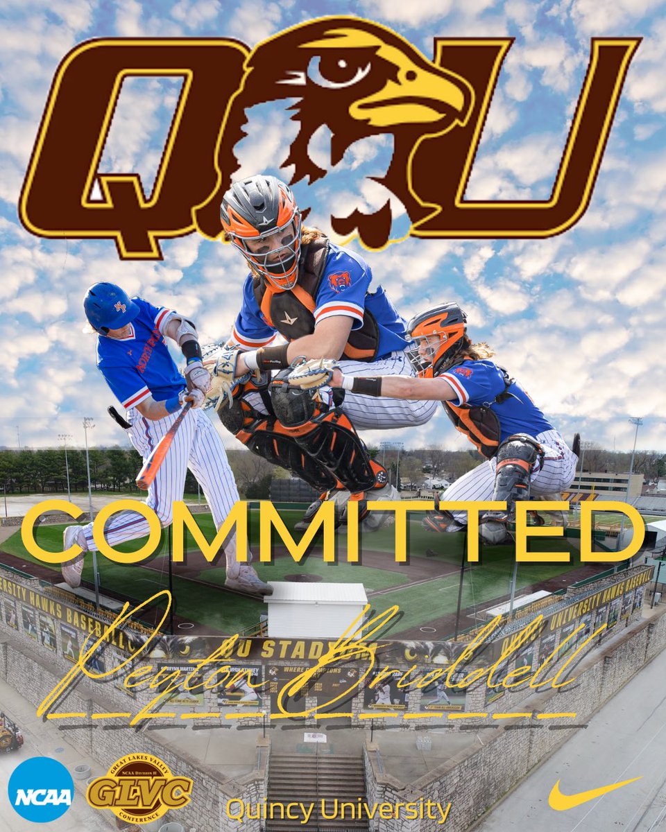 Excited to announce I will be continuing my Academic and Athletic career at The University of Quincy. Thank you to all the coaches that helped get me here.
Go Hawks!!
<a href="/NPGrizzBaseball/">North Point H. S. Grizzly Baseball</a> <a href="/mattshiz13/">Matt Schissel</a> <a href="/Jesseehall7/">Jesse Hall</a> <a href="/clennen4/">Connor McClennen</a> <a href="/hersch16/">Shane Herschelman</a> <a href="/RecruitTigers/">Rawlings Tigers National Recruiting</a> @NP_Grizzlies_AD <a href="/AdidasAsBSB/">Adidas A’s</a>