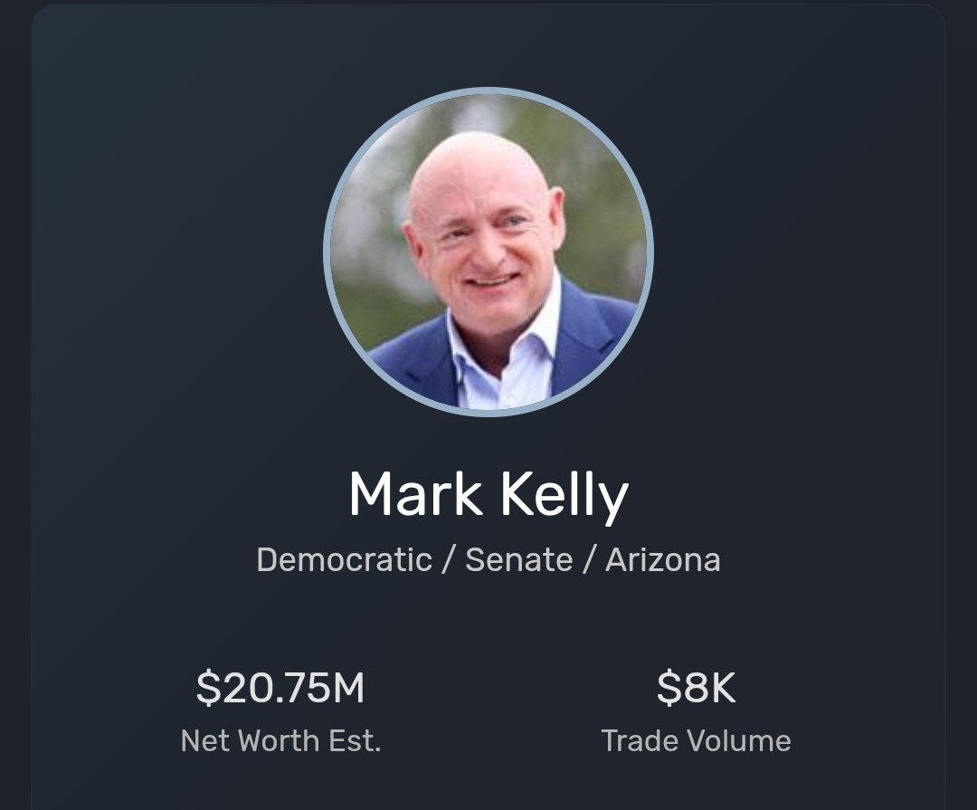 unclereecco's tweet photo. @SenMarkKelly You shouldn't be worried seeing how you have over $20 million. https://t.co/Kkz9z1v7Ys