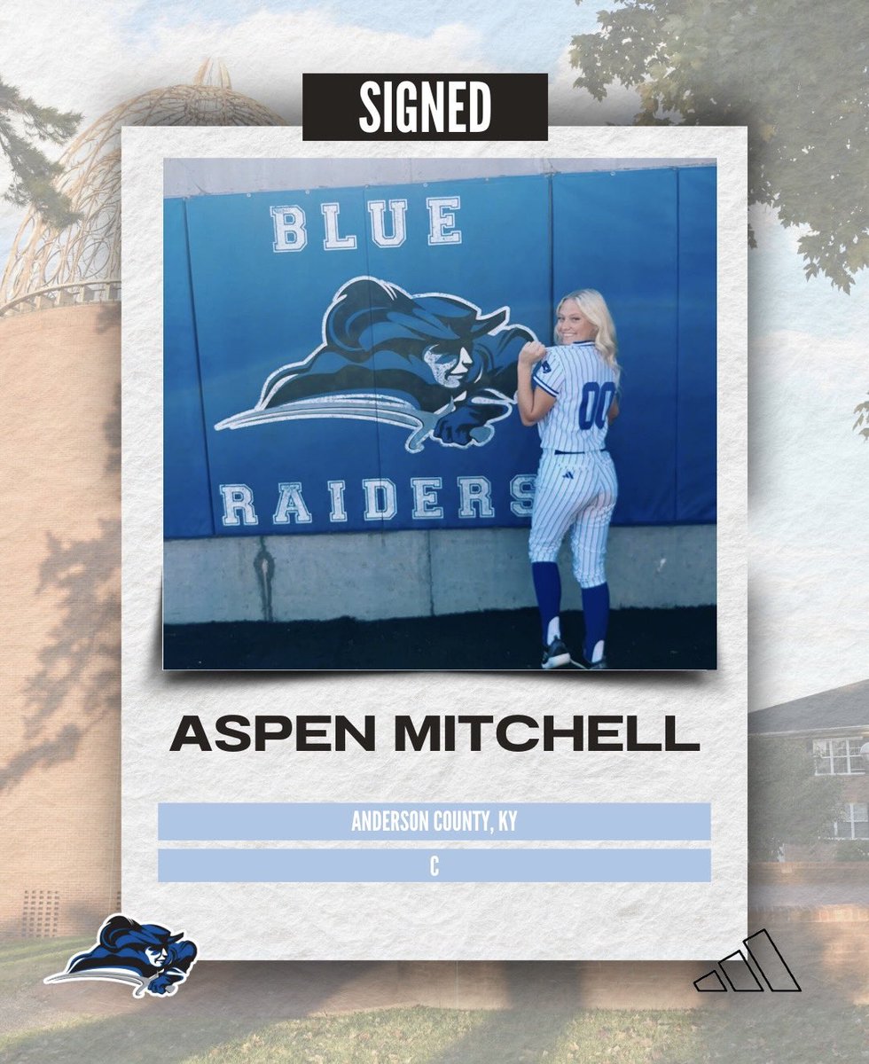 LWUsoftball's tweet photo. Signed ✍️

Welcome to the family @AspenMitchell00 💙

#GoBlueRaiders⚔️ https://t.co/fPVkkeUlEi