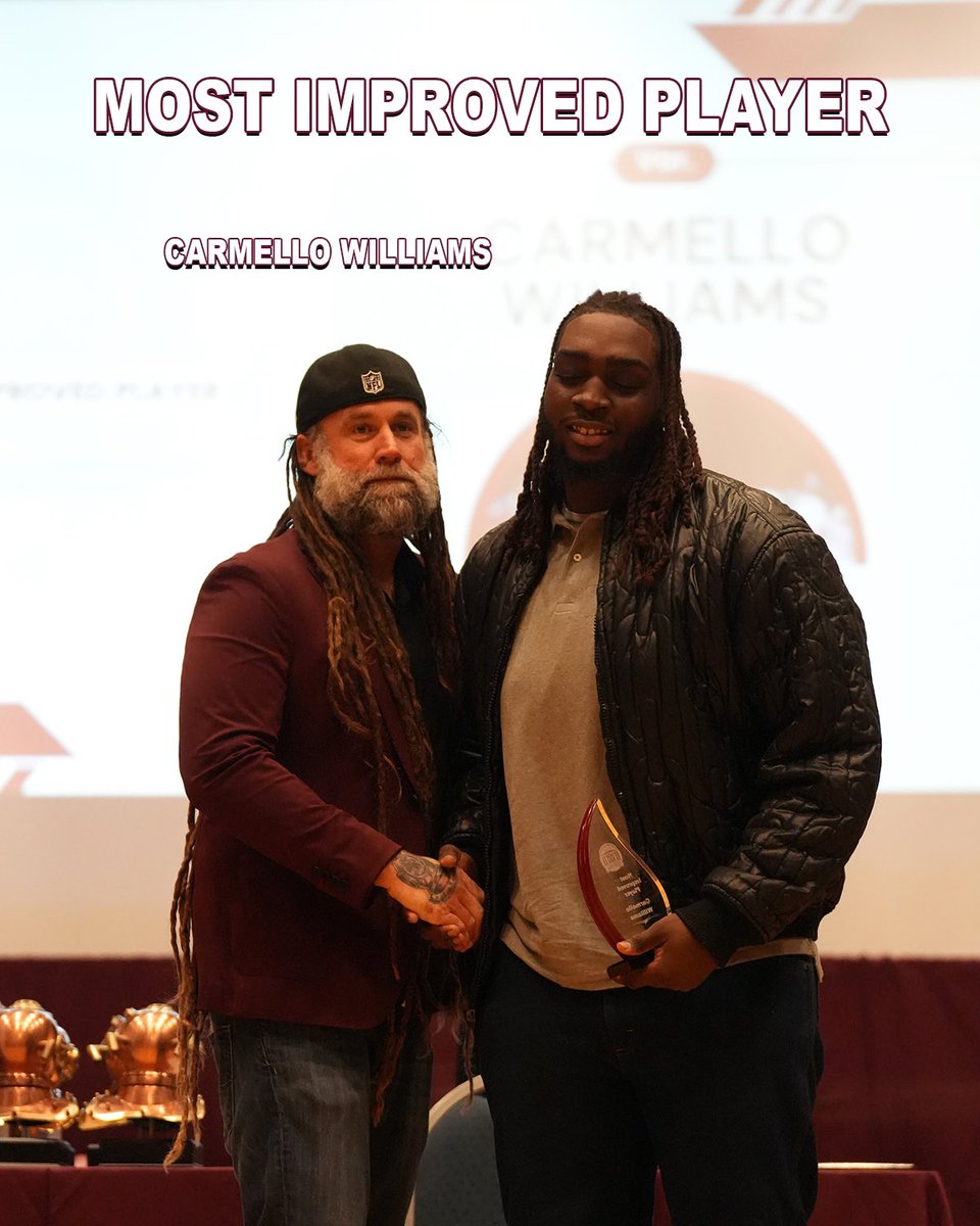 tshs_football_'s tweet image. 2024 Most Improved Player of the Year

Carmello Williams 

#Spongers100 #TarponPride