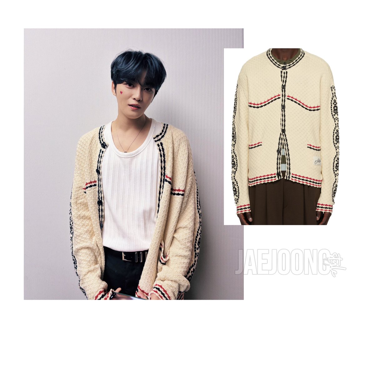 ANDERSSON BELL Off-white Fantasia Round-Neck Cardigan 🏷️ USD 410