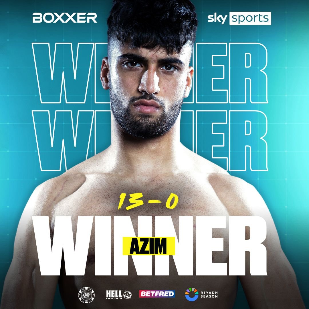 𝐀𝐍𝐎𝐓𝐇𝐄𝐑 𝐋𝐄𝐕𝐄𝐋 𝐔𝐍𝐋𝐎𝐂𝐊𝐄𝐃 🔓

<a href="/adamsuperkid/">Adam Azim</a> stops Sergey Lipinets in brutal fashion after a barrage of punches 🚀

#AzimLipinets | Now | OVO Wembley Arena | <a href="/SkySportsBoxing/">Sky Sports Boxing</a>