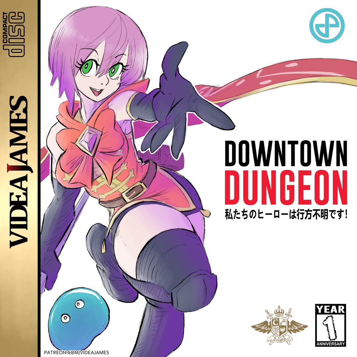 Videajames's tweet image. My ongoing comic Downtown Dungeon: Our Hero is Missing! is now 4 YEARS old and still going strong!
600+ fully illustrated pages over the span of 45 chapters are available to read RIGHT NOW.
If you're looking for a new series, consider checking mine out on Tapas or Webtoons TODAY!
