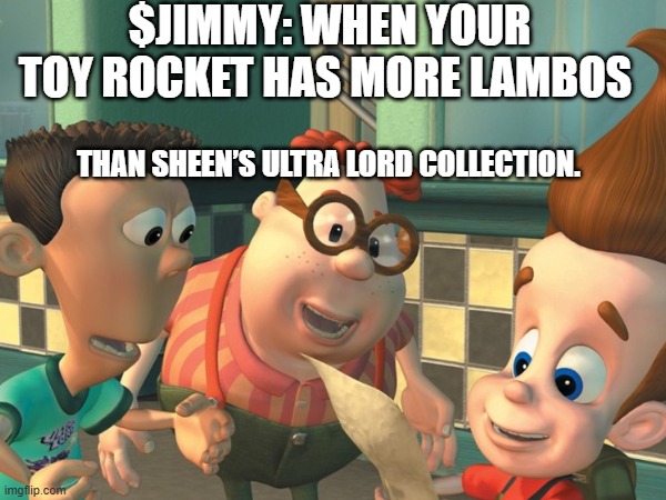 solJimmyNeutron's tweet photo. when your backyard rocket moons harder than sheen’s ultra lord fanfiction
goddard’s blasting weak coins. ape in or stay in retroville with carl.

$JIMMY #Memecoin #Crypto #Degen #ToTheMoon #100x #Solana #WAGMI #CryptoGems #HODL #ApeIn https://t.co/iLHiNcwGwE