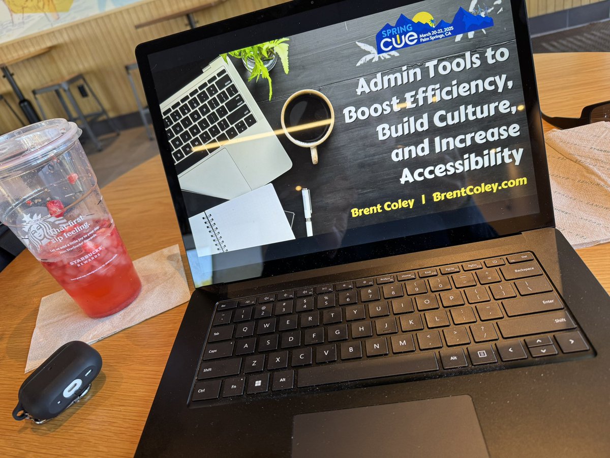 Getting in some early work on my #SpringCUE session. Can’t wait to share some great tools with fellow admin in March! #CUEmmunity