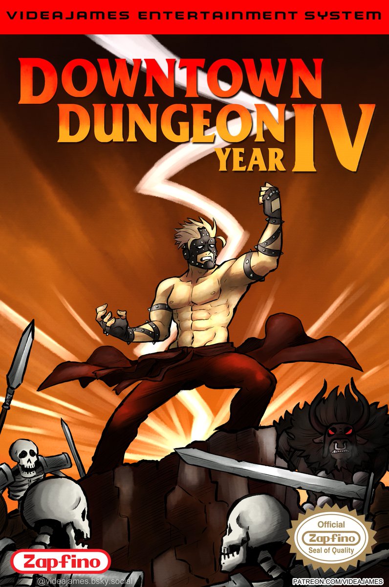 Videajames's tweet image. My ongoing comic Downtown Dungeon: Our Hero is Missing! is now 4 YEARS old and still going strong!
600+ fully illustrated pages over the span of 45 chapters are available to read RIGHT NOW.
If you're looking for a new series, consider checking mine out on Tapas or Webtoons TODAY!