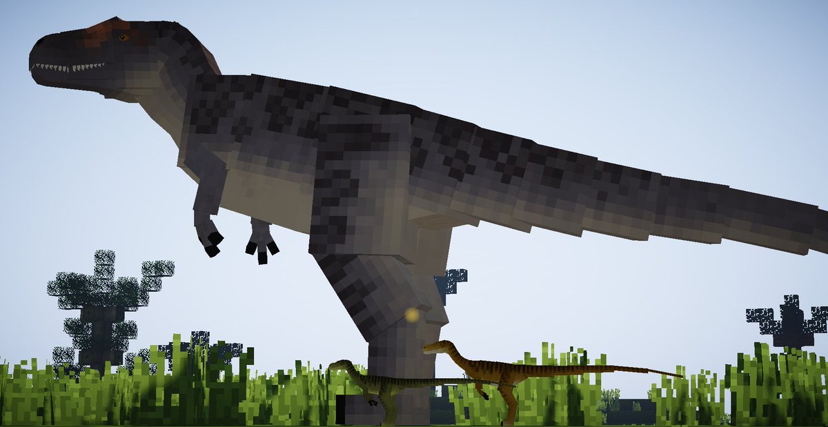 We have just released our February drop including the Megalosaurus &amp; Coelurus!

Play right now by visiting our Patreon!
patreon.com/JurassiCraft