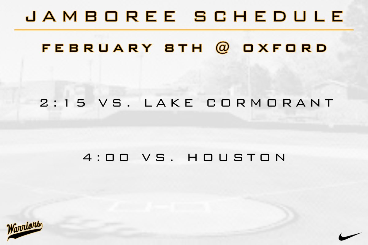 A huge thank you to everyone who came to Meet the Warriors today!

We wrap up our preseason play next weekend at the Oxford Jamboree. We hope to see you there!