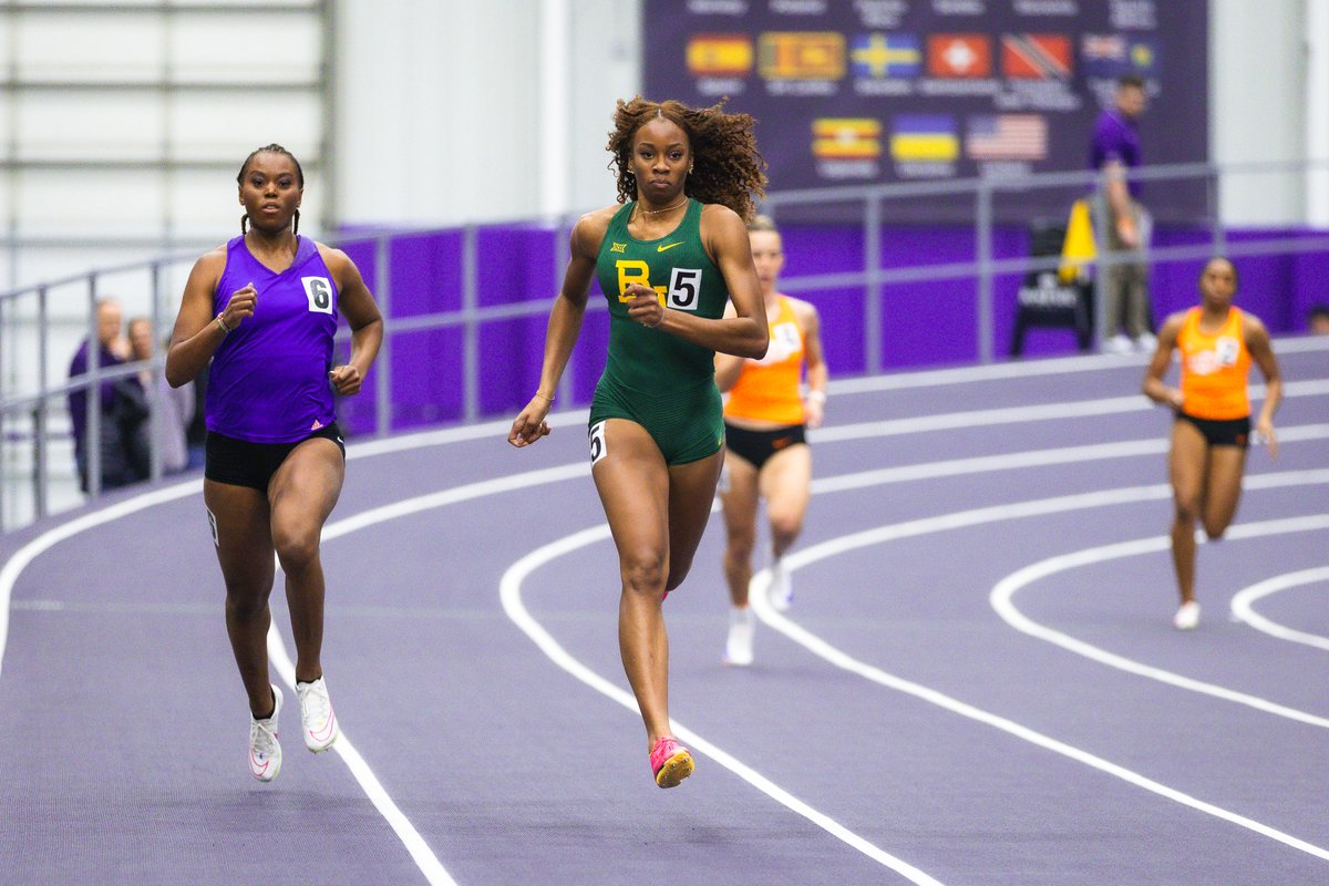 Sima and Jas finish back-to-back in the 600 yards 🤝

5⃣ Serafima Lucero, 1:22. 07
6⃣ Jasmine Gryne, 1:23.12

#SicEm 🐻