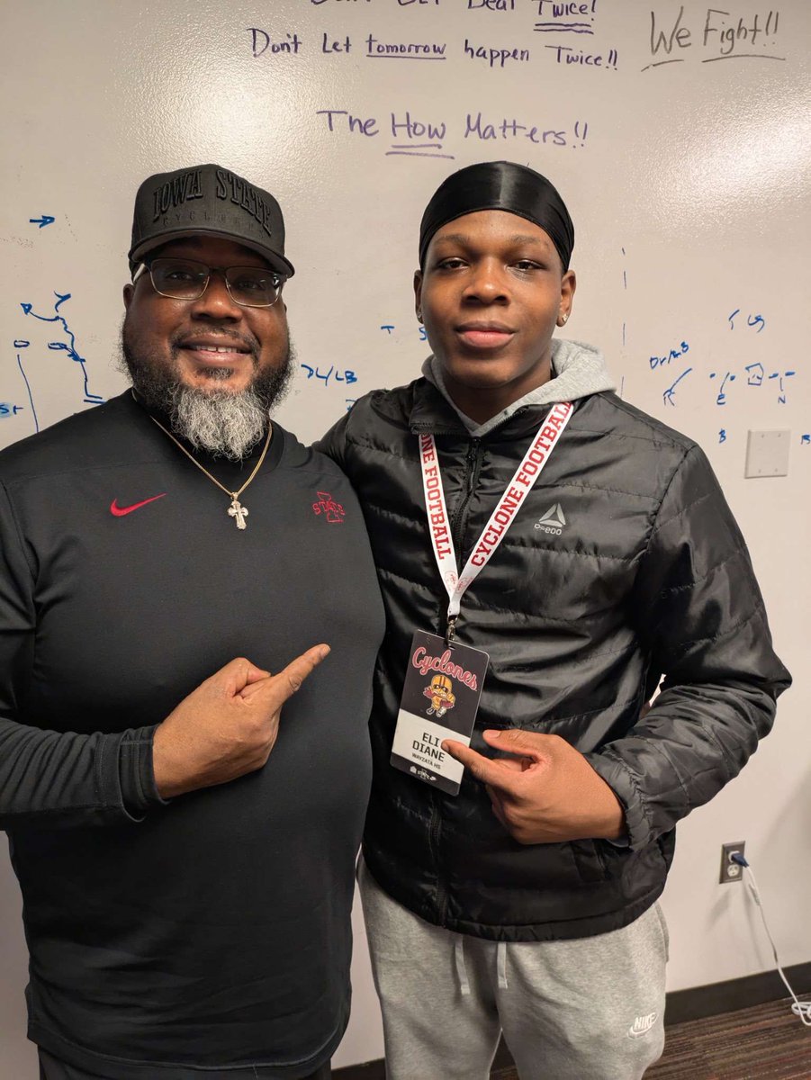 Eli Diane (@elidiane2027) on Twitter photo Had an amazing junior day <a href="/CycloneFB/">Iowa State Football</a> Thank you for having me! <a href="/CoachRasheed/">Eli Rasheed</a> <a href="/Coach_NPauley/">Noah Pauley</a> <a href="/ISUMattCampbell/">Matt Campbell</a> #GoClones Had an amazing junior day <a href="/CycloneFB/">Iowa State Football</a> Thank you for having me! <a href="/CoachRasheed/">Eli Rasheed</a> <a href="/Coach_NPauley/">Noah Pauley</a> <a href="/ISUMattCampbell/">Matt Campbell</a> #GoClones