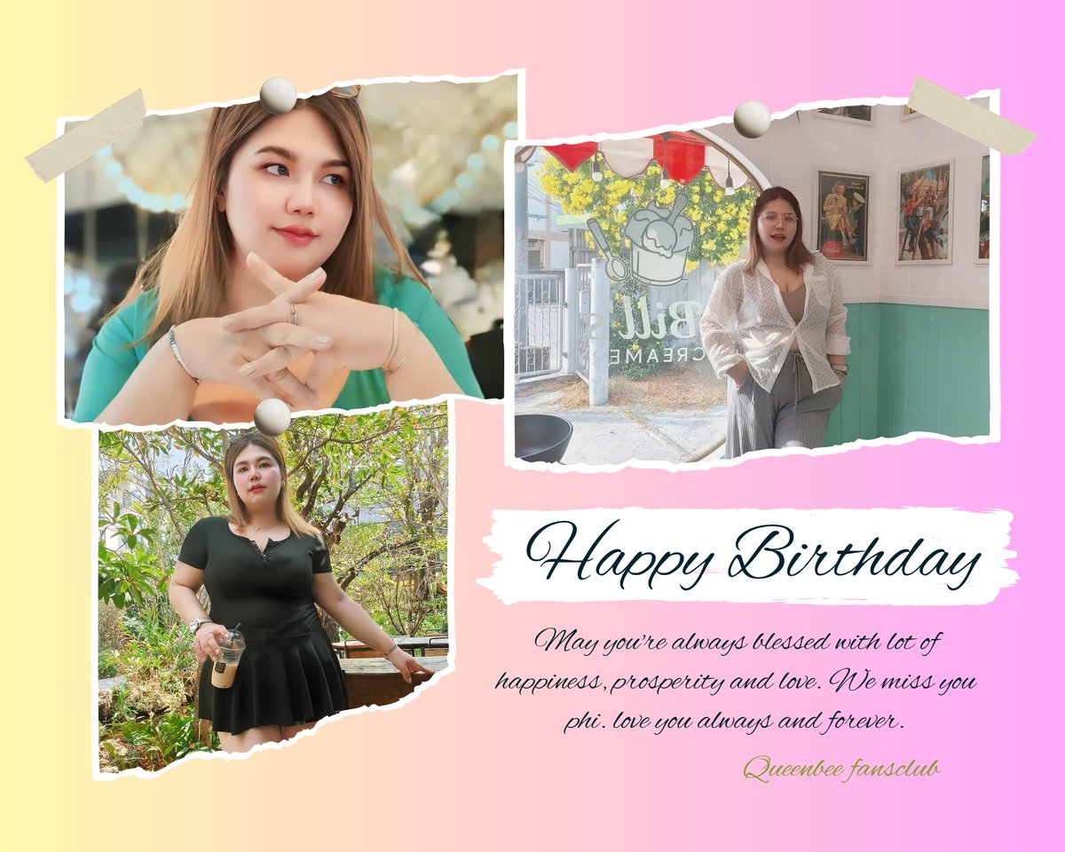 Happy Birthday to our Queen <a href="/QueenBee_Puttha/">HoneyBee</a>
We might be busy with our private life, work and business but we are always behind you, looking at your every smile, listening to your laugh and loving you. Love you phi, always and forever.
#HappyQueenBeeDay