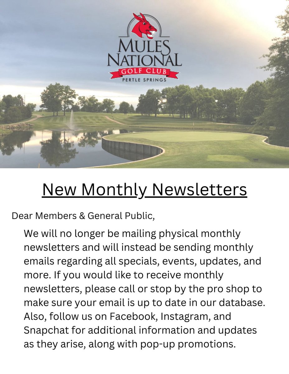 Mules National Golf Club (@mulesnational) on Twitter photo 