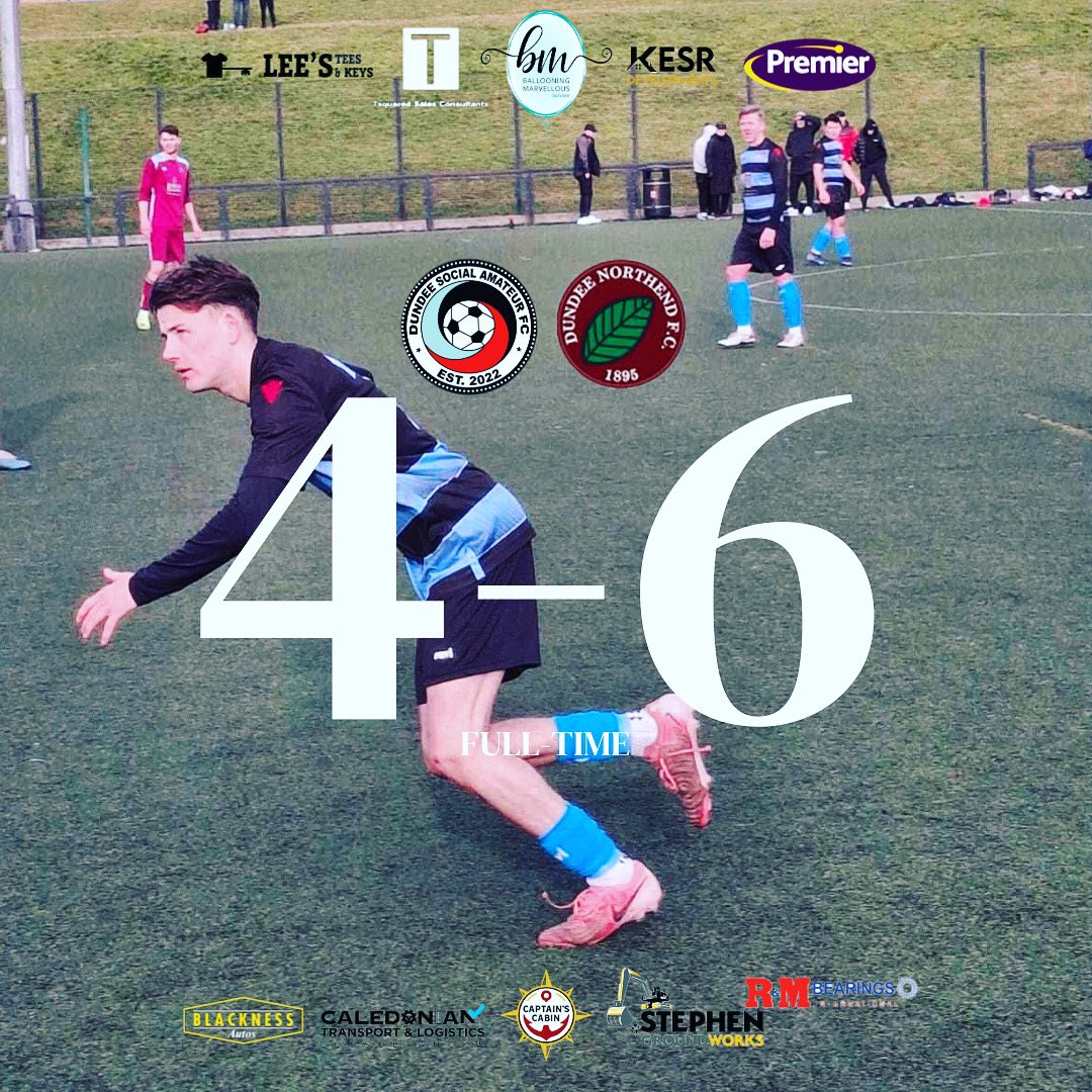 Defeat at DISC. 

Goalscorers: 
Josh wanless x2 
Graham Allan x1 
Freddie Holmes x1 

#monthesocial | #DSMFLPremierLeague