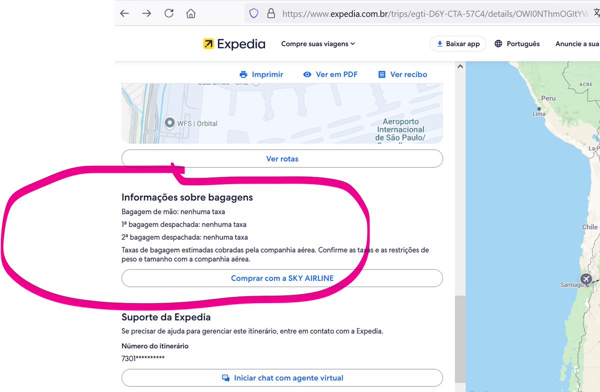 Doc Johnson (@meetdocjohnson) on Twitter photo Por favor, compartilhe - por favor, compartilhe - por favor, compartilhe!!!!
<a href="/Expedia/">Expedia</a> <a href="/SKYAirline_CL/">SKY</a> <a href="/ExpediaUK/">ExpediaUK</a> <a href="/ExpediaHelp/">Expedia Help</a> <a href="/ExpediaGroup/">Expedia Group</a> <a href="/ExpediaDE/">Expedia.de</a> @reclameaqui
Fraude da Expedia Brasil e da SKY Airlines:
A Expedia oferece um voo de São Paulo para Santiago do Chile com TARIFA Por favor, compartilhe - por favor, compartilhe - por favor, compartilhe!!!!
<a href="/Expedia/">Expedia</a> <a href="/SKYAirline_CL/">SKY</a> <a href="/ExpediaUK/">ExpediaUK</a> <a href="/ExpediaHelp/">Expedia Help</a> <a href="/ExpediaGroup/">Expedia Group</a> <a href="/ExpediaDE/">Expedia.de</a> @reclameaqui
Fraude da Expedia Brasil e da SKY Airlines:
A Expedia oferece um voo de São Paulo para Santiago do Chile com TARIFA