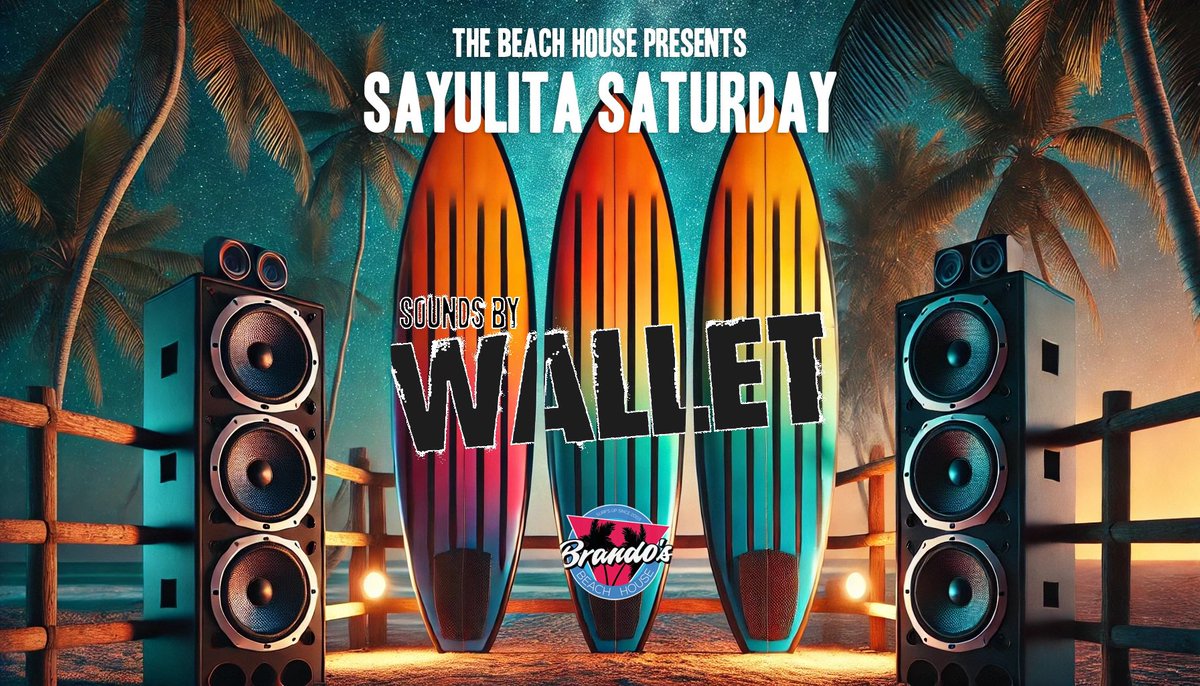 If partying with Wallet and some of our favourite people on a Saturday night is wrong… we never want to be right!
The club legend himself, Wallet hits the booth at 10pm 
🌴🍻🎶🎧🍹🌴 
Saturdays are better on the beach!