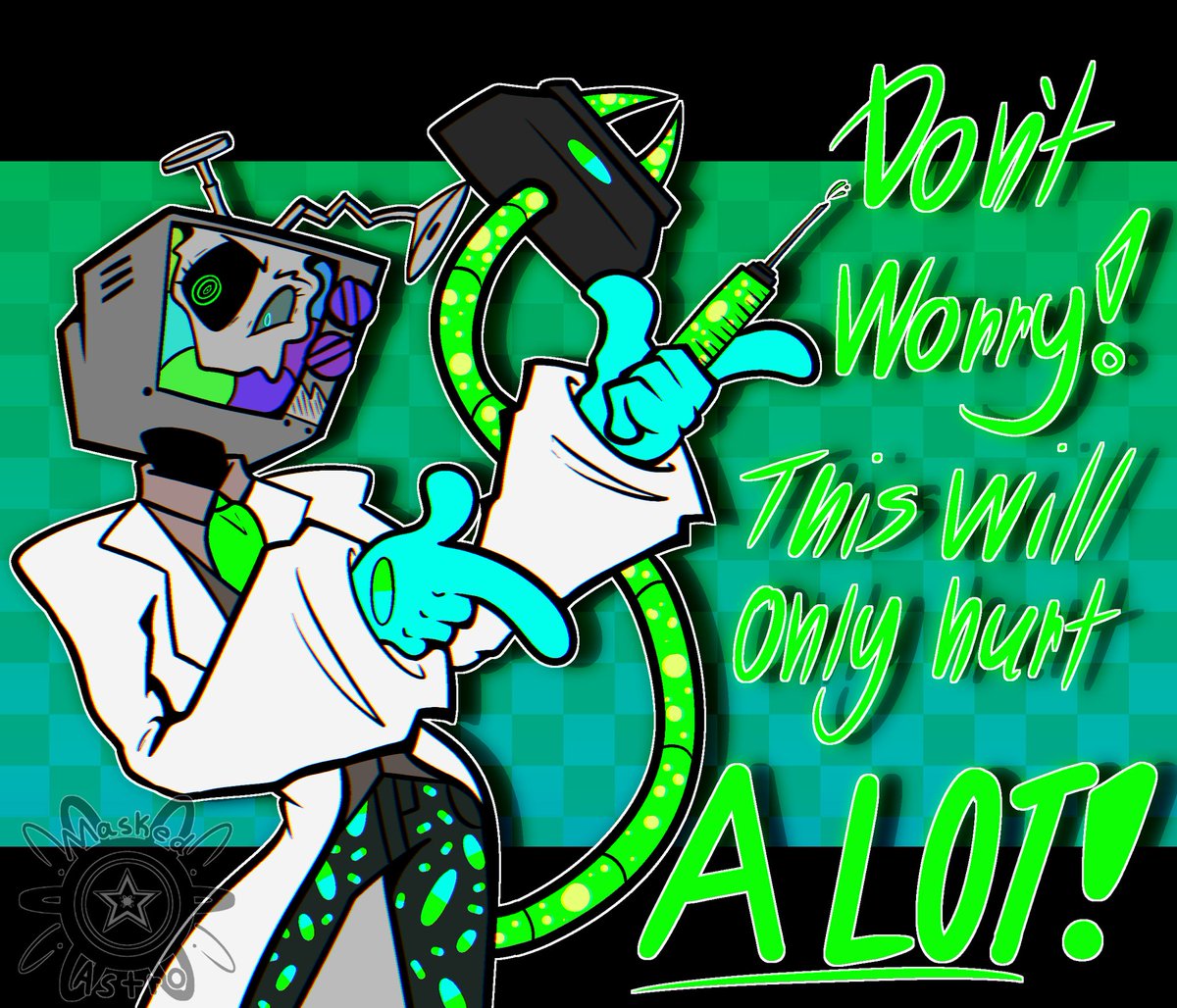 Masked_Astro's tweet photo. Ehehe fan art of @ChikinBatz Dr. Pills :] I just think he's neat

Also a little bonus, if you know you know. I'm not sorry

#smg4 #mrpuzzles #drpills #cardinalpuzzles https://t.co/Ls7KkTvwCa