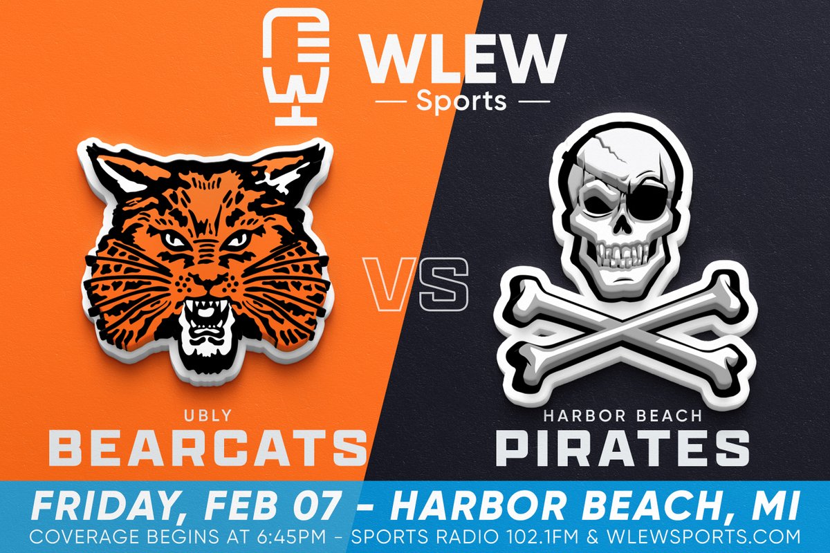 WLEWsports's tweet photo. It's a big week of action across the Big Thumb Conference and we have two big games on the airwaves!

Friday, February 07: Ubly at Harbor Beach
Monday, February 10: Millington at Harbor Beach

Friday's game very well could decide the entire Big Thumb - Black division, while Monday's game features two of the best teams in the entire conference in a crossover showdown. 

Coverage begins both nights at 6:45pm on Sports Radio 102.1FM and https://t.co/5NF1iKjXhg with tip-off to follow at approximately 7:25pm. Clark Ramsey and Steve Bohn will host all of the action for you from the sunrise side.